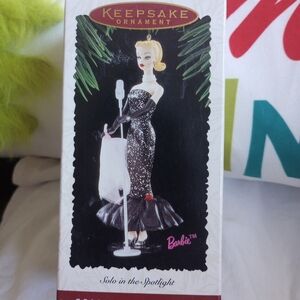 1995 Hallmark Keepsake Barbie Ornament  Solo In The Spotlight  Collectors Series